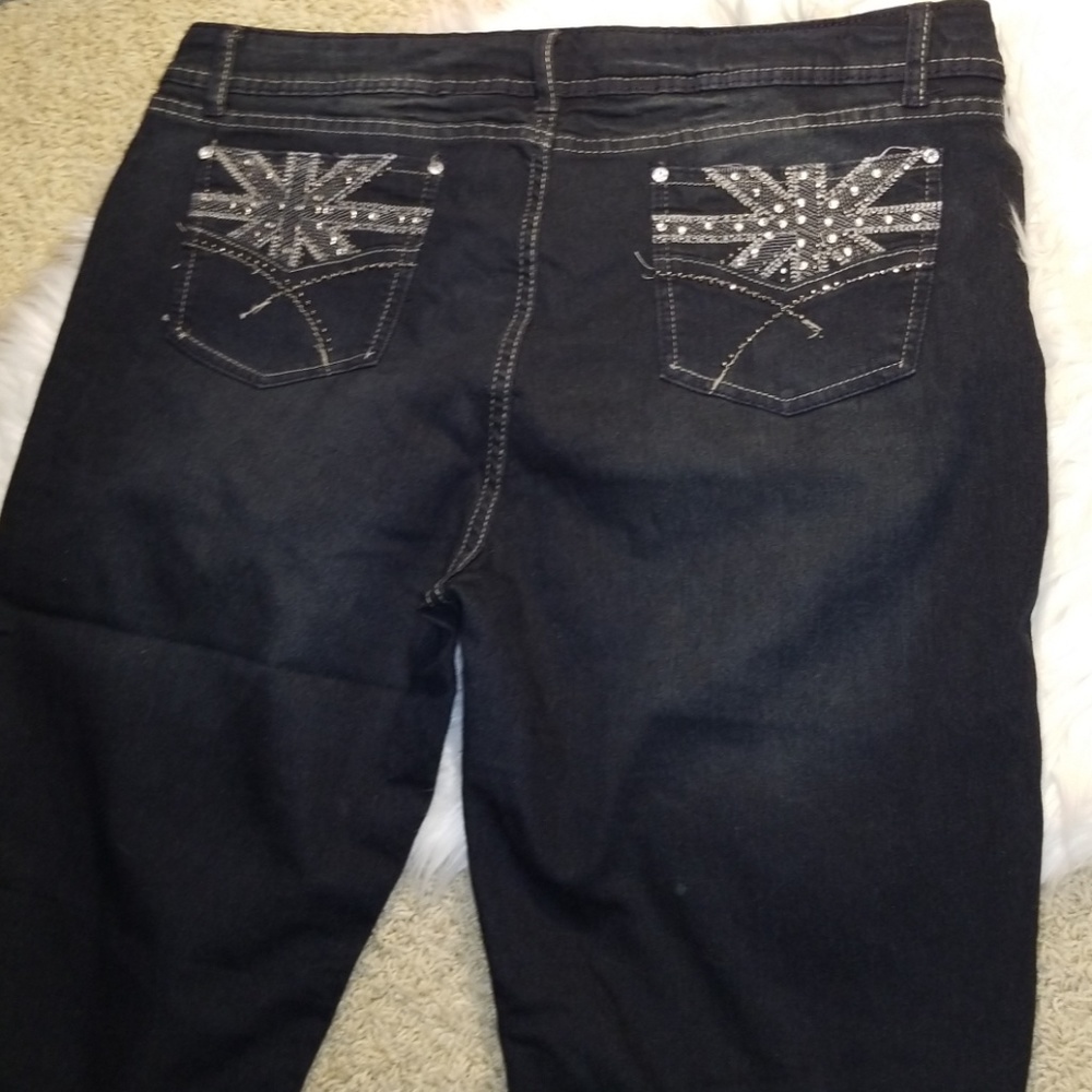 L'SQUARE denim capris